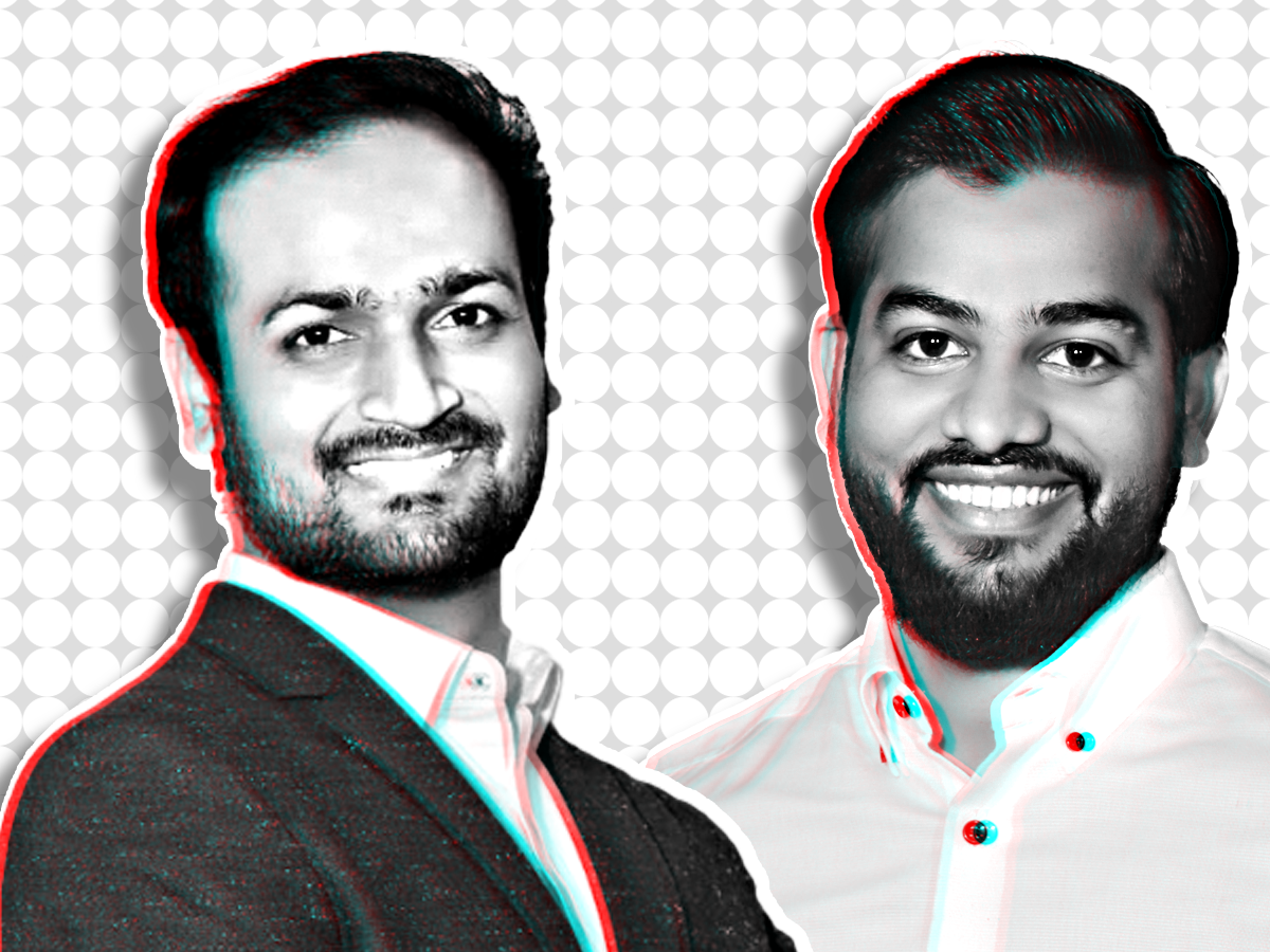 CoinDCX cofounders (from left) Neeraj Khandelwal and Sumit Gupta